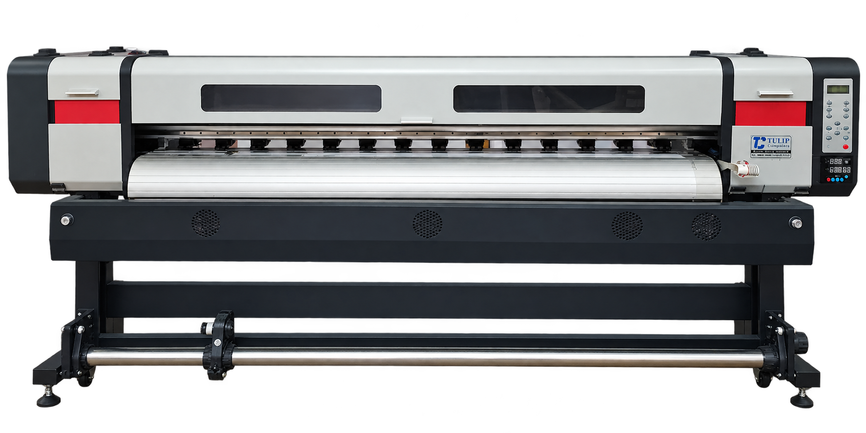Tulip-labelled wide-format digital inkjet printer with an Epson i3200 printhead